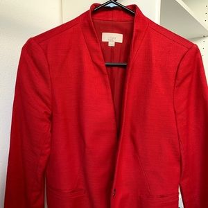 Red blazer